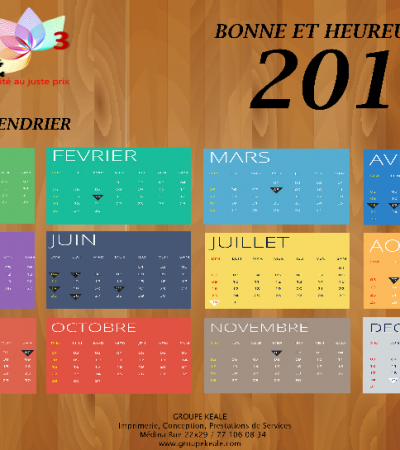 Calendrier Keale